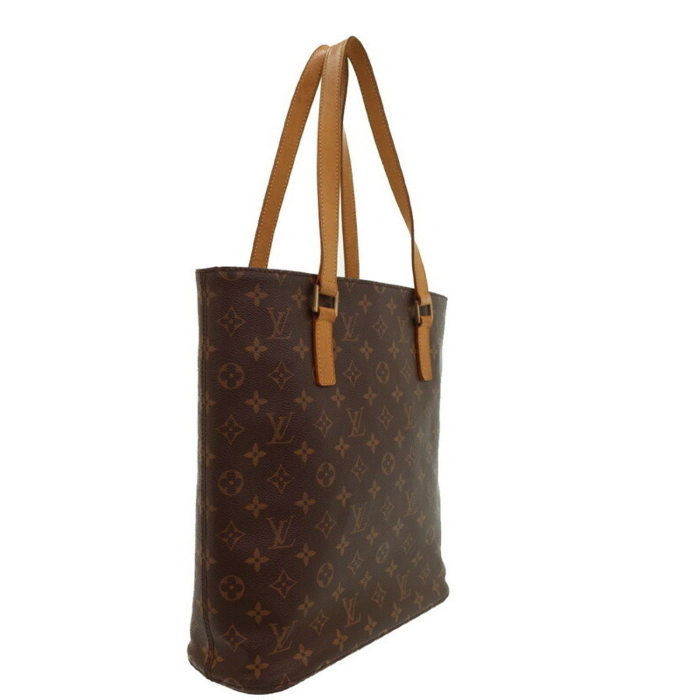 Louis Vuitton Tote Monogram Bag Leather Brown Vavant